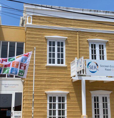 SER Curaçao raises flag for sustainable development goals