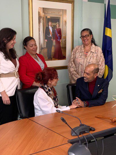 AICESIS permanent representative to UN visits SER Curaçao